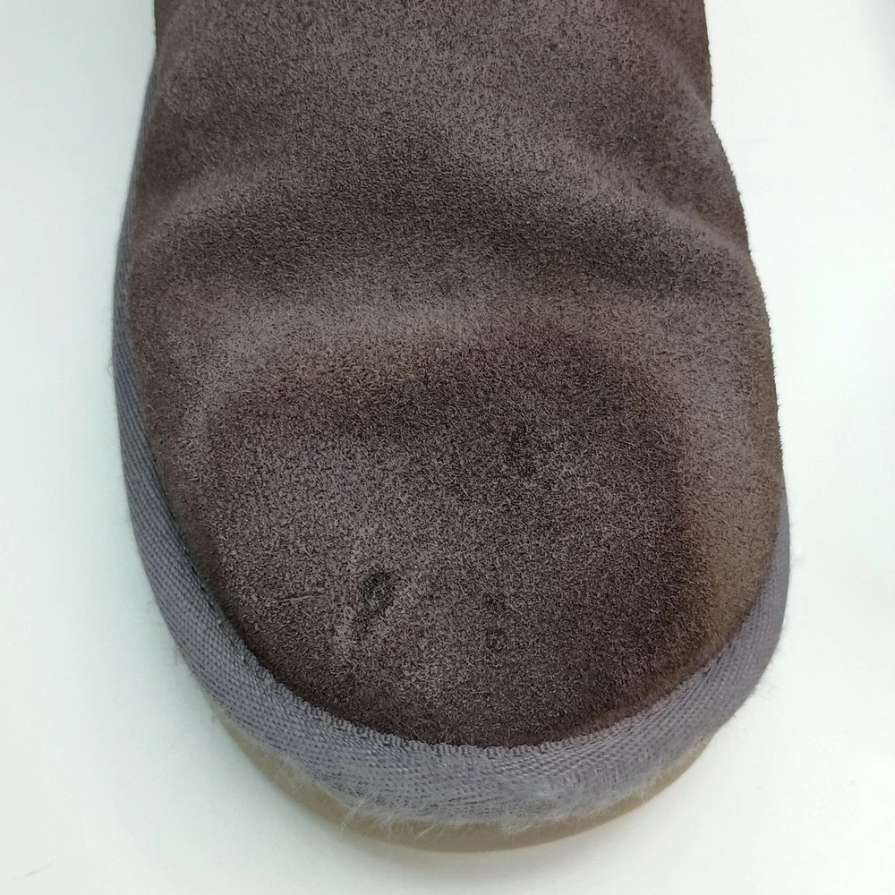 Koolaburra by UGG Womens Short Rabbit Grey Suede Faux Fur Boots Size 9 1017090